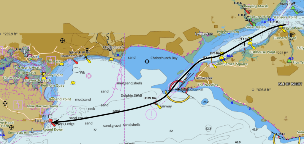 Leg 1 - Cowes to Swanage screenshot 2026 10 11 at 20.19.01